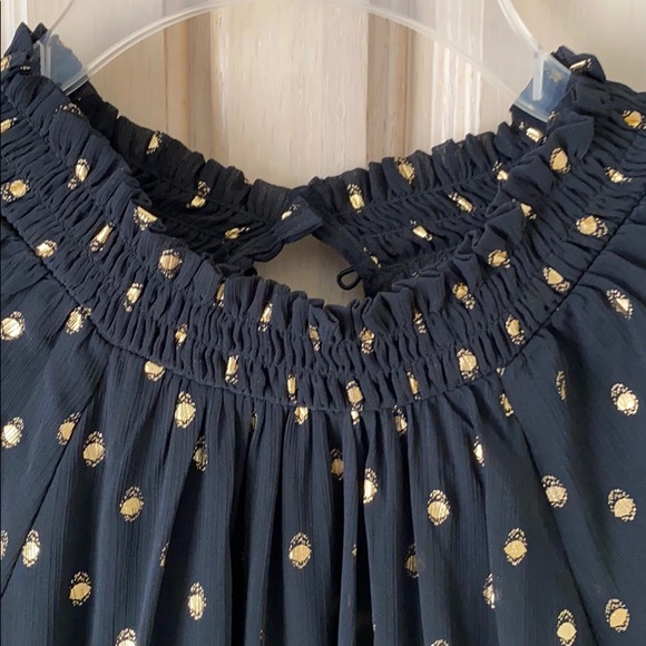 NWT Foil dot tiered dress - Picture 2 of 7